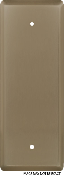[CM-25/1-AB] Camden Antique Brass Finish (US5 / 609) Narrow Push Plate Switches 'BLANK' faceplate