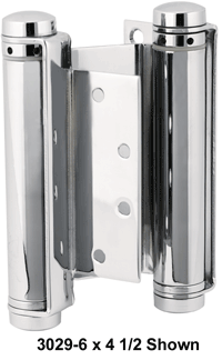 [3029C2G-6] Bommer Double Acting Full Mortise Spring Hinge 6"