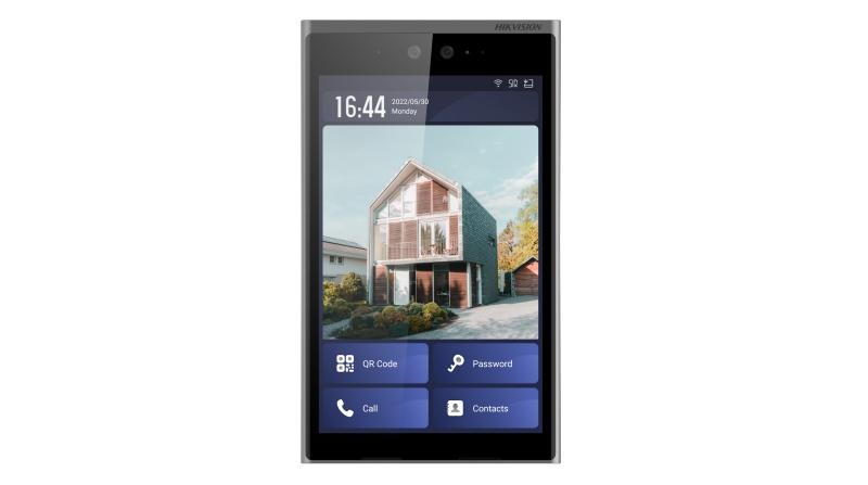 [DS-KD9633-WBE6] HikVision Face Recognition Android Door Station, 10.1-inch IPS touch screen/Android 7.1/Built-in Card reader/Wi-Fi/Bluetooth reserverd/Max.10000 faces capacity/Max.20000 users/12VDC/IP65/IK07