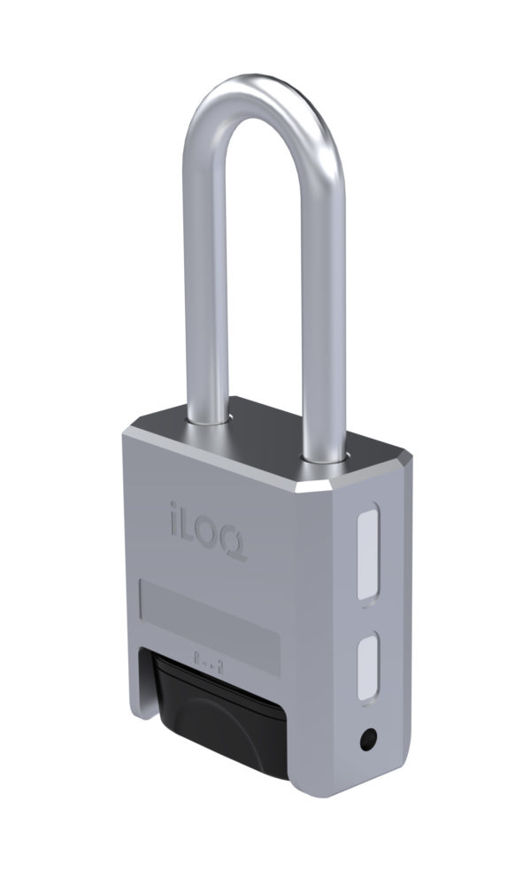 [H50S.331.60.HC] iloq H50S.331.60.HC Padlock with 8/60mm shackle opening and locking with user credential