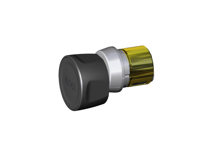 [X50S.1A.26.T.C02.S1] iloq Mortise Cylinder 1 1/8”, 26D w/Yale Standard Cam (With Security Ring)