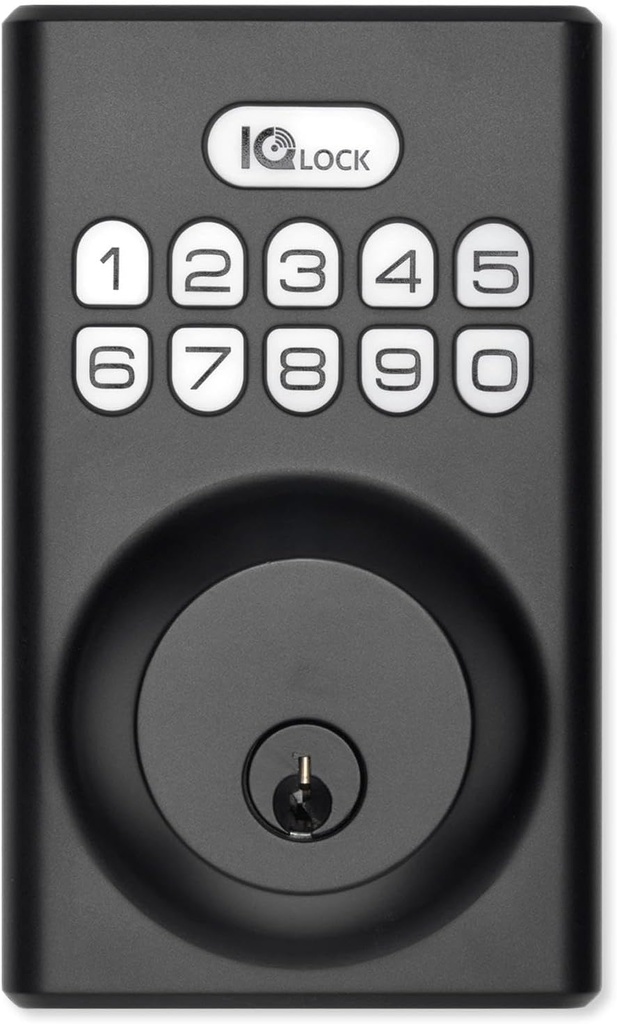 [IQDLK-PGK-MB] Qolsys IQDLK-PGK-MB PowerG Door Lock, Matte Black