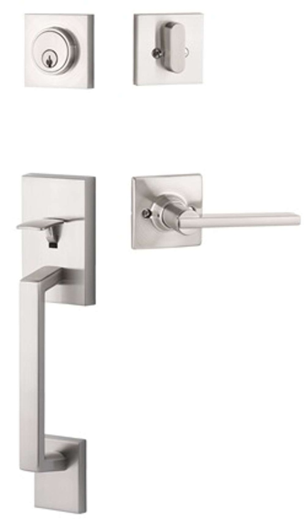 [YMRC44NILUS15] Yale YMRC44NILUS15 Marcel Entry Set with Nils Lever in Satin Nickel