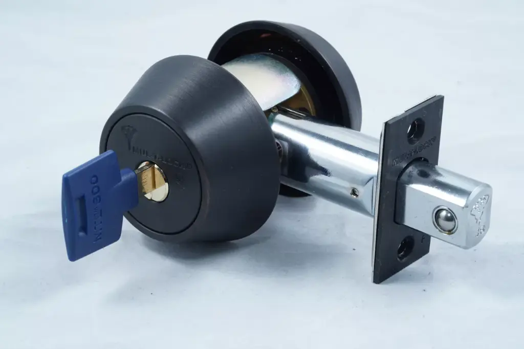 [236+01355] Mul-t-lock 236B+01355 Hercular Captive Deadbolt Pewter (17A) - MTL60