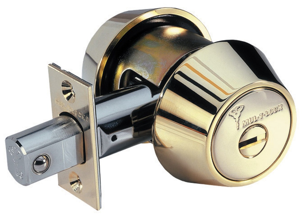 [236-01225] Mul-t-lock 236-01225 Hercular Double Cylinder Deadbolt Antique Brass - MTL600