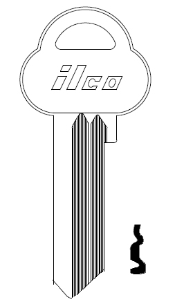 [AS59] Ilco AS59 Key Blank