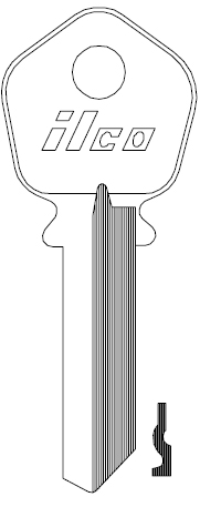 [1034] Ilco 1034 Peterboro Key Blank