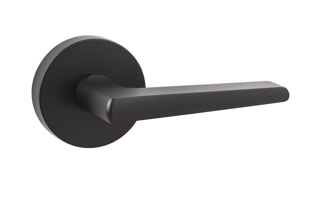 [BS101-RDFBL] Sure-Loc Basel Lever Round FBL Flat Black
