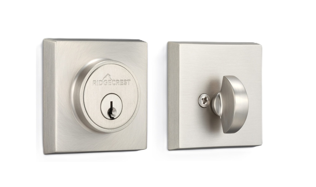 [DB201-LN15] Ridgecrest by Sure-Loc Logan Deadbolt 15 Satin Nickel
