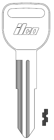 [X194] Ilco X194 Key Blank HD97