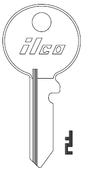 [62DP] Ilco 62DP Key Blank 62DL
