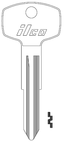 [62DT] Ilco 62DT Key Blank X6