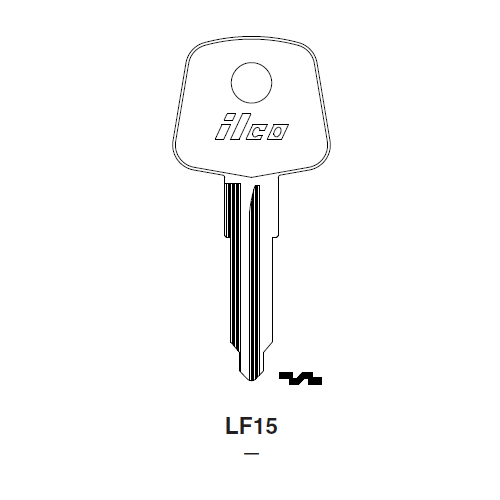 [LF15] Ilco LF15 British Leyland Key Blank