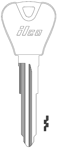 Ilco X221 Ford Probe Key Blank