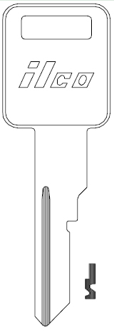 [P1098AV] Ilco P1098AV GMC Key Blank