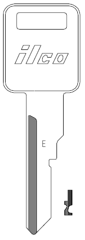 [P1098EV] Ilco P1098EV GMC Key Blank
