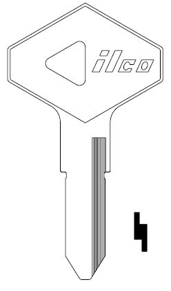 [X171] Ilco X171 Key Blank RN31