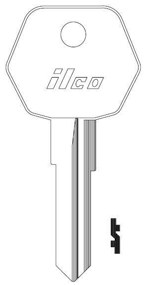[WB2] Ilco WB2 Key Blank