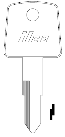 [HD71] Ilco HD71 Honda Key Blank HON33