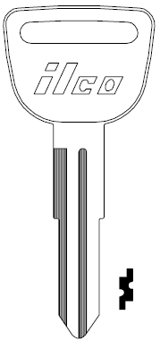 [X182] Ilco X182 Honda Key Blank HD91