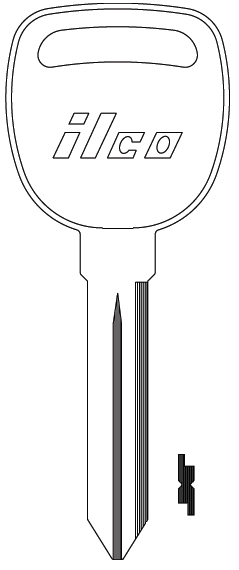 [P1110] Ilco P1110 Saturn Key Blank B96