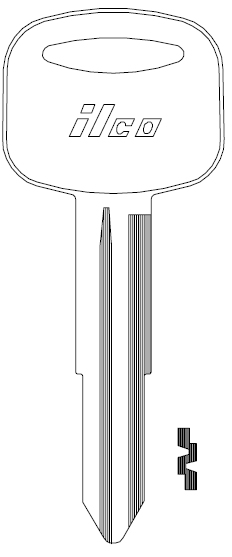 [X216] Ilco X216 Hyundai Key Blank HY6