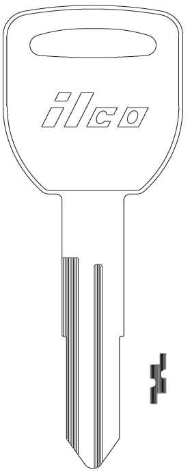 [X250] Ilco B101 Key Blank X250
