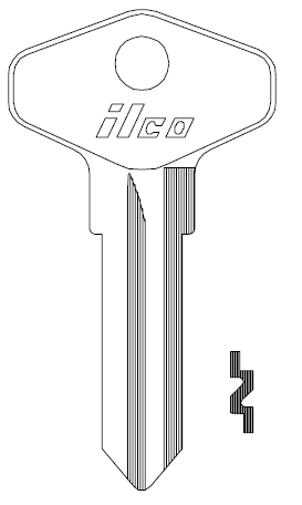 [BL6] Ilco BL6 Key Blank