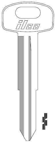 [X240] Ilco X240 Kia Key Blank KK2