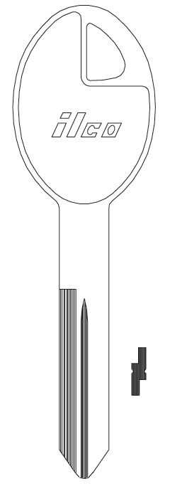 [X242] Ilco X242 Key Blank DA37