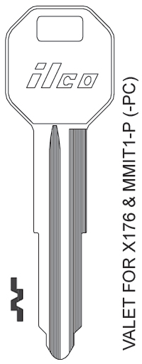 [X213] Ilco X213 Key Blank MIT2