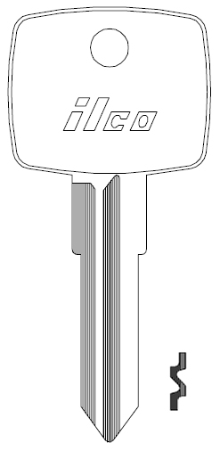 [X82] Ilco X82 Key Blank MB41