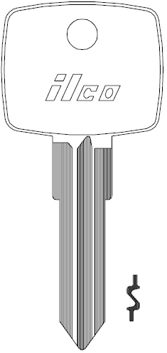[X83] Ilco X83 Key Blank MB39