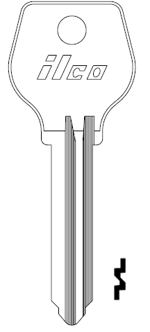 [X5] Ilco X5 Key Blank MZ5