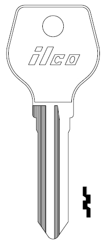 [X27] Ilco X27 Key Blank MZ10
