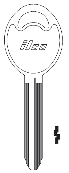 [X225] Ilco X225 Key Blank B80