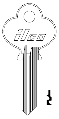 [1000KC] Ilco 1000KC Key Blank CO9