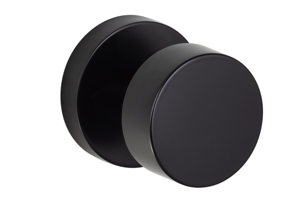 [ZH101-RD FBL] Sure-Loc ZH101-RD FBL Zurich Round Knob FBL Flat Black
