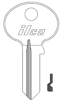 [O1000H] Ilco O1000H Key Blank U00H