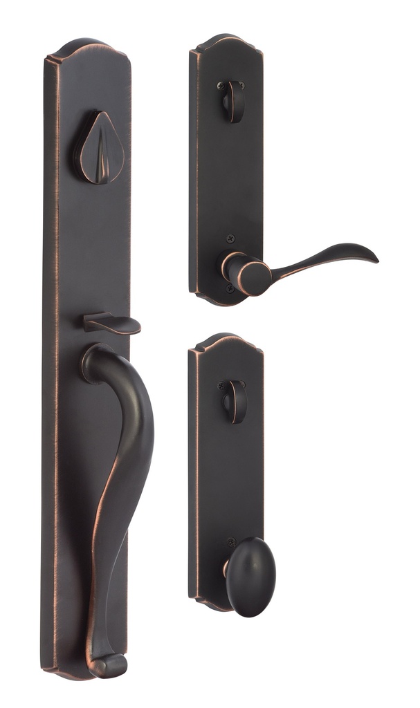 [WS507-SR 11P] Sure-Loc Wasatch Handleset w/ Slickrock Knob