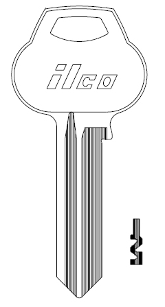 [A1012-59C1] Ilco A1012-59C1 Corbin Key Blank  