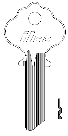 [1054] Ilco 1054 Key Blank IN2