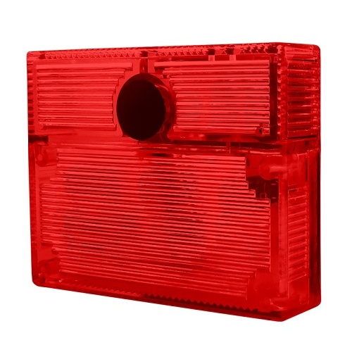 [ELK-SL1R] ELK SL1R Weather Resistant Strobe Light, 12VDC, 2-Wire, Red Lens