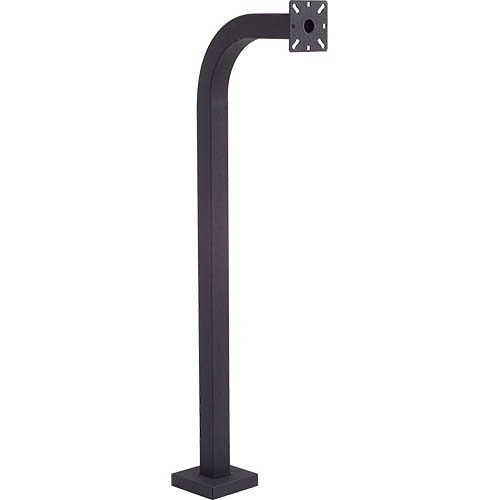 [42-9C-BLK] Pedestal Pro 42-9C-BLK 42" Gooseneck Pedestal, Black Powder Coated, 12" Neck Reach