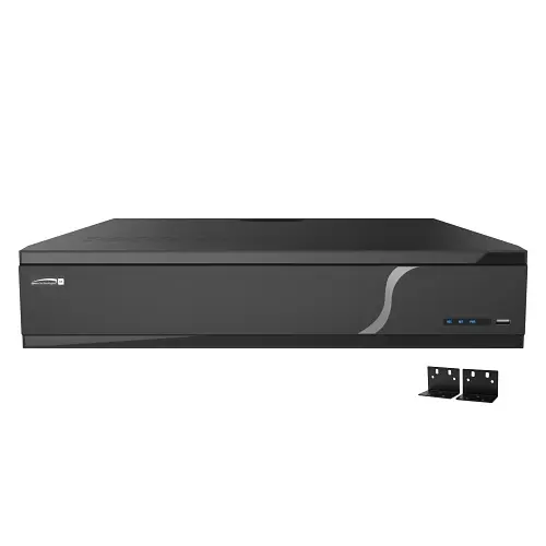 [H24WHRLN6TB] Speco H24WHRLN6TB HRL Series 24-Channel Wall Mount Hybrid Digital Video Recorder, 6TB
