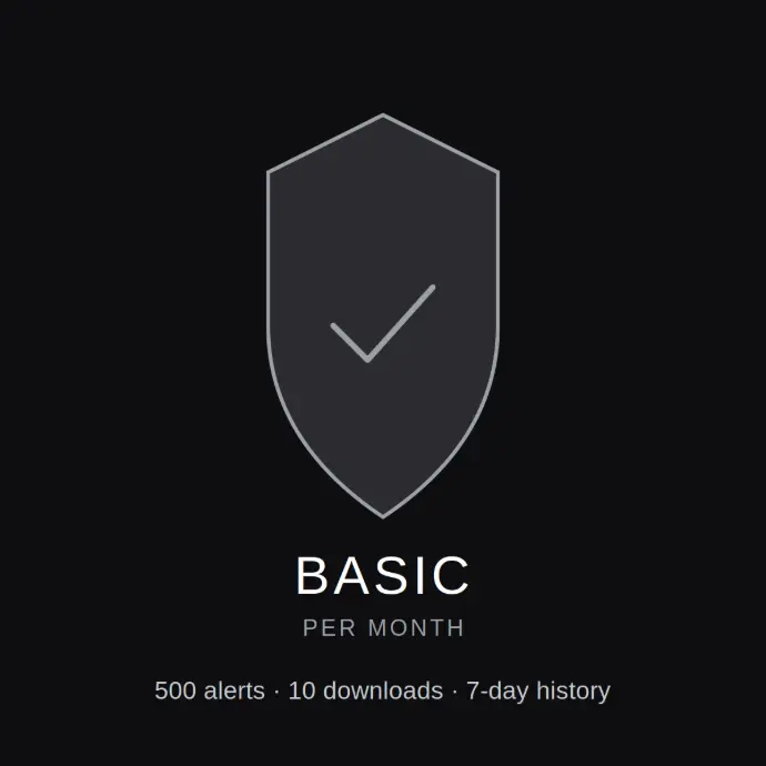 [VOS-BASIC] VOSKER Security Plan BASIC - Yearly