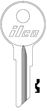 [CU7] Ilco CU7 Boat Key Blank