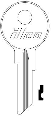 [CU9] Ilco CU9 Mercury Mariner Outboard Key Blank