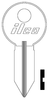 [1040] Ilco 1040 Mercury Mariner Outboard Key Blank