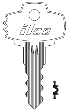 [755] Ilco 755 Dominion Key Blank